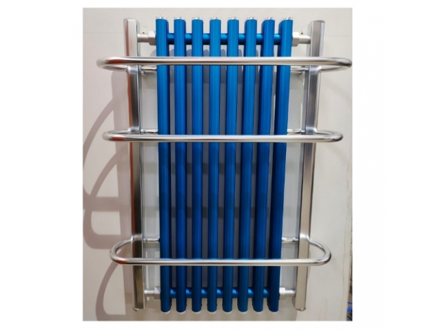  Полотенцесушитель радиатор анодированный Титано-Магниевый синий 70*50